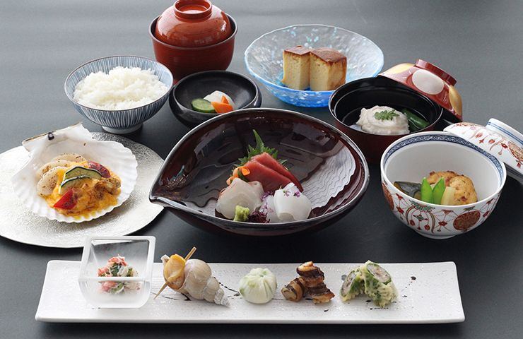 Yurugi kaiseki course (reservation required) \10,000