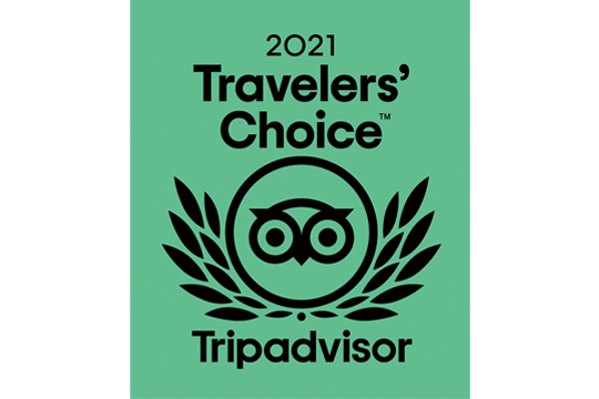 Tripadvisor 「Travelers’ Choice Award 2021」