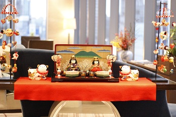ホテル龍名館東京の雛人形
