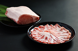 ホリデーブランチに「富士湧水ポークのしゃぶしゃぶ」をご提供。