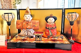 雛人形展示のお知らせ